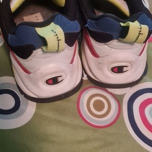 Champion Men's 93Eighteen 9318 Block CPS10305M white Red  Athletic Shoe - 4y